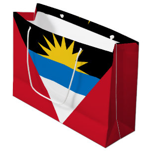 Patriotische Flagge Antigua und Barbuda Große Geschenktüte