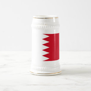 Patriotische Flagge Bahrain Beer Stein Bierglas