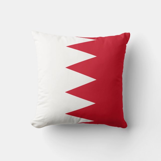 Patriotische Flagge Bahrain-Kissen Kissen (Vorderseite)