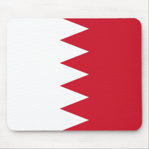 Patriotische Flagge Bahrains Mousepad