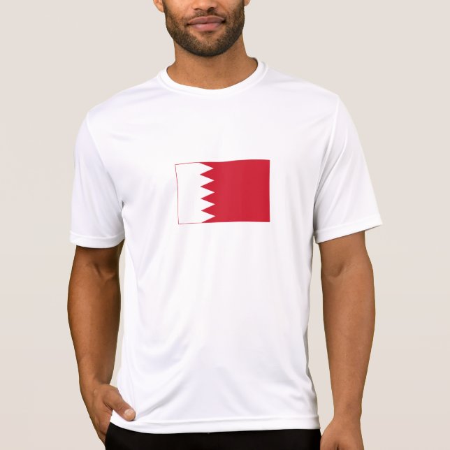 Patriotische Flagge Bahrains T-Shirt (Vorderseite)