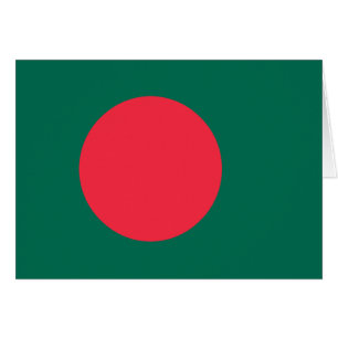 Patriotische Flagge Bangladeschs
