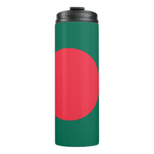 Patriotische Flagge Bangladeschs Thermosbecher