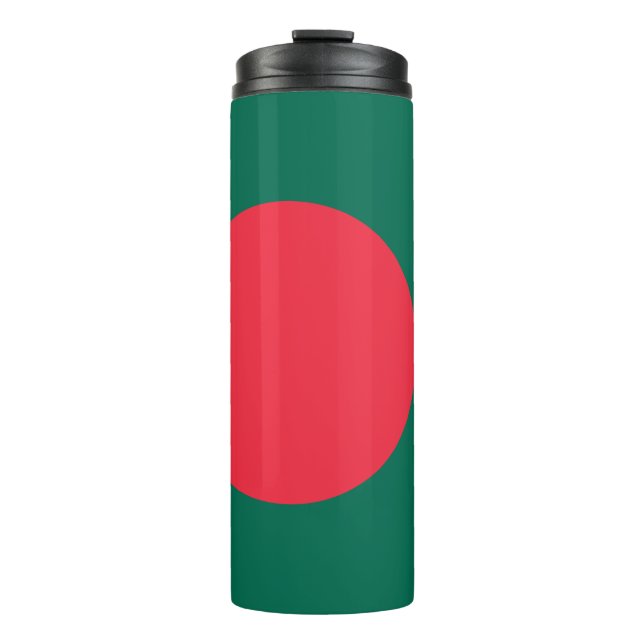 Patriotische Flagge Bangladeschs Thermosbecher (Vorderseite)
