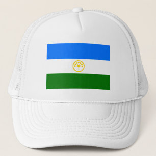 Patriotische Flagge Baschkortostans Truckerkappe