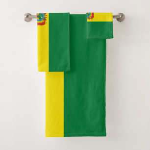Patriotische Flagge Boliviens Badhandtuch Set