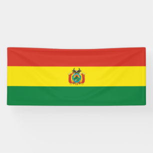 Patriotische Flagge Boliviens Banner