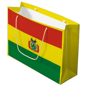 Patriotische Flagge Boliviens Große Geschenktüte