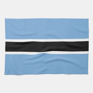 Patriotische Flagge Botswanas Geschirrtuch