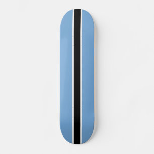 Patriotische Flagge Botswanas Skateboard