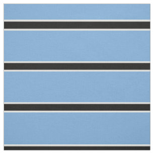 Patriotische Flagge Botswanas Stoff