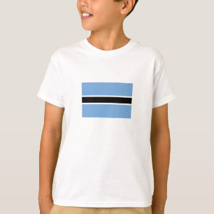 Patriotische Flagge Botswanas T-Shirt