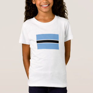 Patriotische Flagge Botswanas T-Shirt