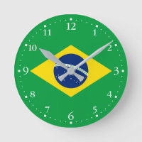 Patriotische Flagge Brasilien