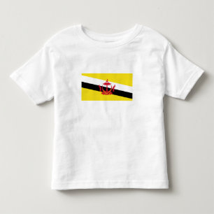 Patriotische Flagge Bruneis Kleinkind T-shirt