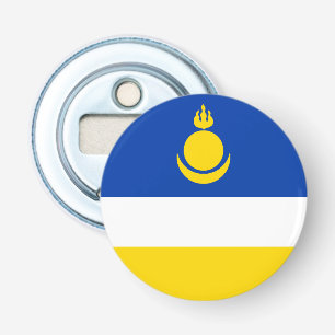 Patriotische Flagge Burjatiens Flaschenöffner