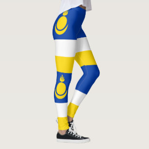 Patriotische Flagge Burjatiens Leggings