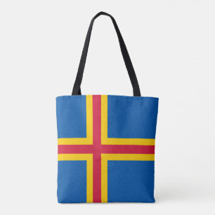 Patriotische Flagge der Åland-Inseln Tasche