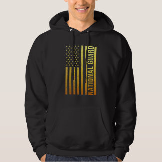 Patriotische Flagge der Nationalgarde Hoodie