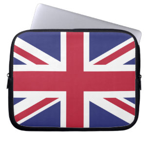 Patriotische Flagge des Vereinigten Königreichs Laptopschutzhülle