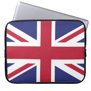 Patriotische Flagge des Vereinigten Königreichs Laptopschutzhülle