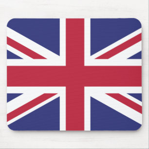 Patriotische Flagge des Vereinigten Königreichs Mousepad