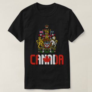 Patriotische Flagge Kanadas T-Shirt