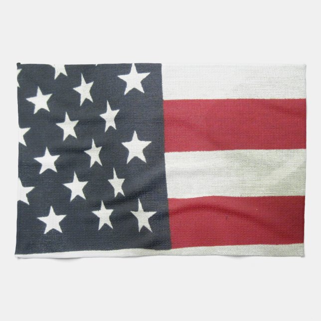 Patriotische Flagge Küchentuch (Horizontal)