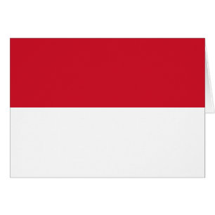 Patriotische Flagge Monacos