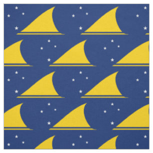 Patriotische Flagge Tokelaus Stoff