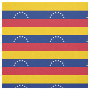 Patriotische Flagge Venezuelas Stoff