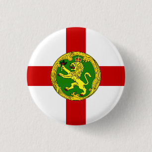 Patriotische Flagge von Alderney Button