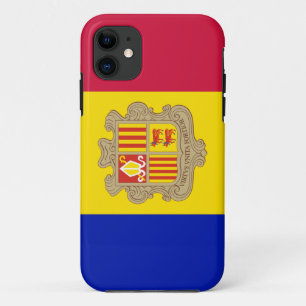 Patriotische Flagge von Andorra Case-Mate iPhone Hülle