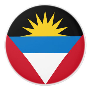 Patriotische Flagge von Antigua und Barbuda Keramikknauf