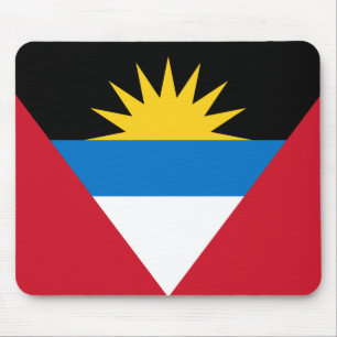 Patriotische Flagge von Antigua und Barbuda Mousepad