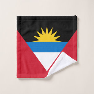 Patriotische Flagge von Antigua und Barbuda Waschlappen