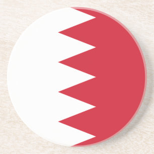 Patriotische Flagge von Bahrain Achterbahn Getränkeuntersetzer