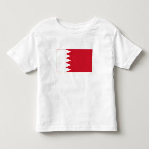 Patriotische Flagge von Bahrain Kleinkind T-shirt