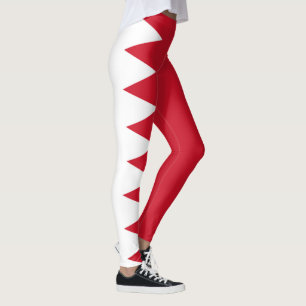 Patriotische Flagge von Bahrain Leggings