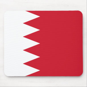 Patriotische Flagge von Bahrain Mousepad