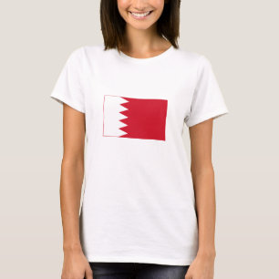Patriotische Flagge von Bahrain T-Shirt