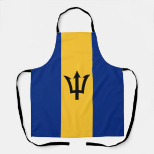 Patriotische Flagge von Barbados Schürze