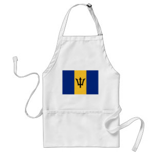 Patriotische Flagge von Barbados Schürze
