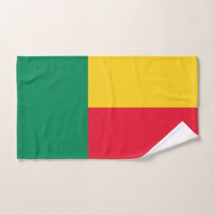 Patriotische Flagge von Benin Badhandtuch Set
