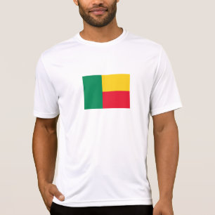 Patriotische Flagge von Benin T-Shirt