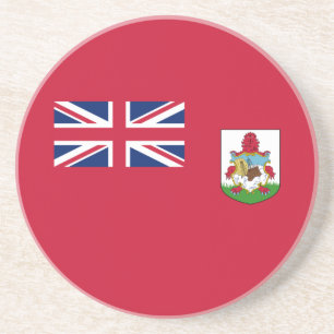 Patriotische Flagge von Bermuda Getränkeuntersetzer