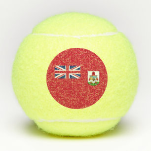 Patriotische Flagge von Bermuda Tennisbälle