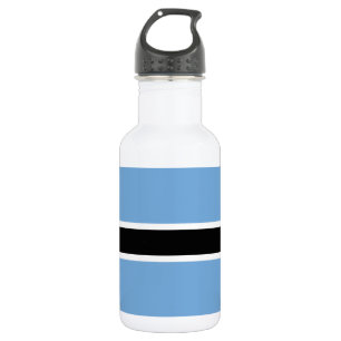 Patriotische Flagge von Botswana Edelstahlflasche