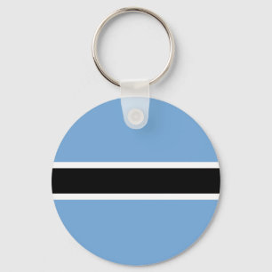 Patriotische Flagge von Botswana Schlüsselanhänger
