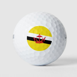 Patriotische Flagge von Brunei Golfball